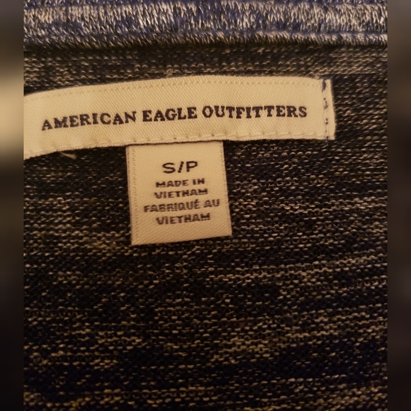 🍒American Eagle Marled Blue White Lightweight - Picture 4 of 6